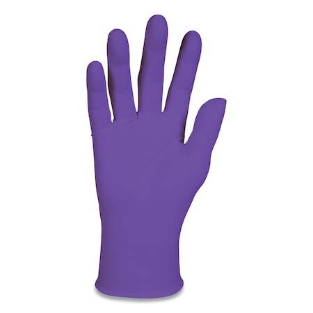 Kimberly-Clark Professional Purple Nitrile, Disposable Gloves, 6 mil Palm, Nitrile, Powder-Free, L, 100 PK, Purple 55083